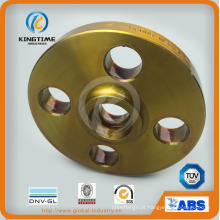 Flange de Sw A105n aço carbono forjado Flange com revestimento amarelo (KT0191)